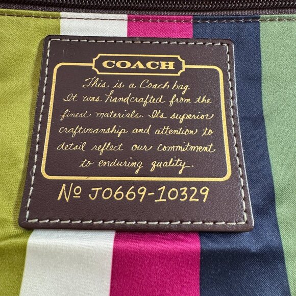 Vintage Brown Leather Saddle Shoulder Bag by Coach - Picture 6 of 11